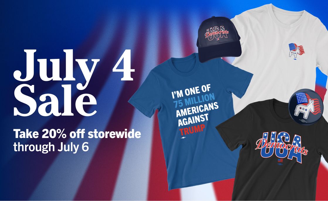 July 4 Sale: Take 20% off storewide through July 6