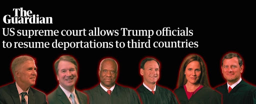 The Guardian: US Supreme court allows Trump officials to resume deportations to third countries