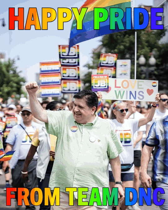 Democrats during Pride