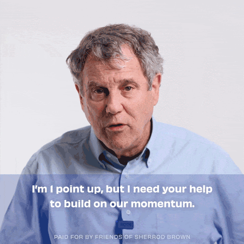 I'm 1 point up, but I need your help to build on our momentum. Will you chip in?