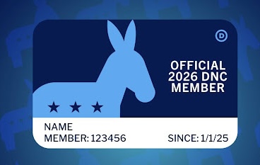 Official 2026 DNC Member Card